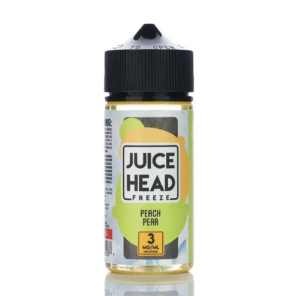 Juice Head Freeze E-Liquid - Peach Pear Freeze - 100ml - Black Coral